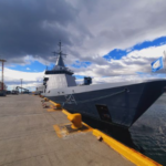 El patrullero ARA “Contraalmirante Cordero” en el Puerto de Ushuaia